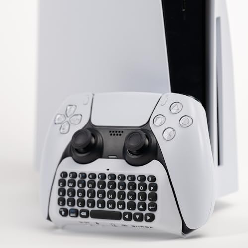 PS5 Bluetooth Chat Pad with Audio Jack & Speaker