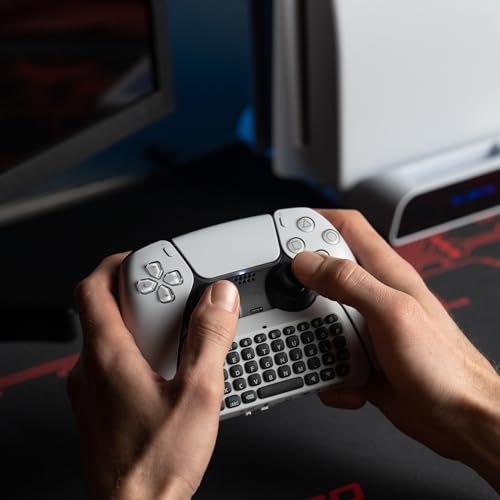 PS5 Bluetooth Chat Pad with Audio Jack & Speaker