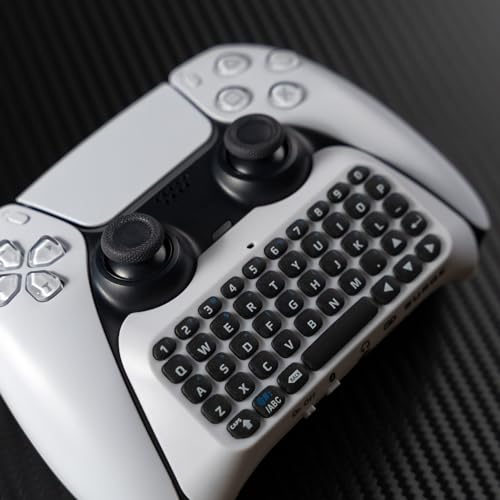 PS5 Bluetooth Chat Pad with Audio Jack & Speaker