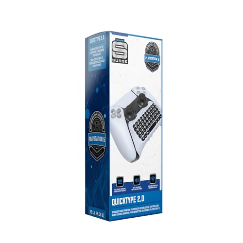 PS5 Bluetooth Chat Pad with Audio Jack & Speaker