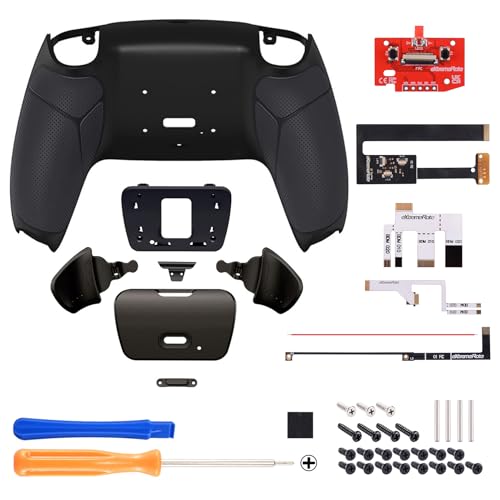 eXtremeRate Black Metal Buttons Remap Kit for PS5