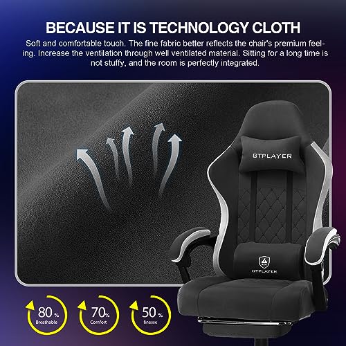 GTPLAYER Gaming Chair in Black Color