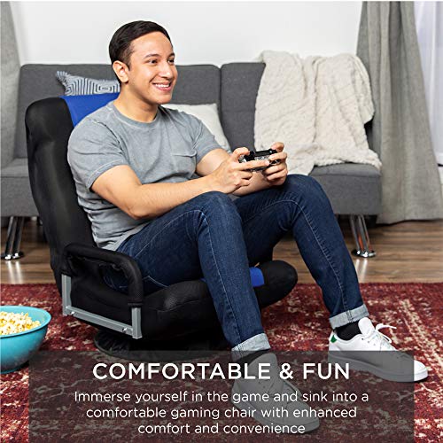 Swivel Gaming Chair with Lumbar Support and Armrests