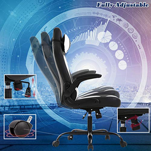 Ergonomic PC Gaming Chair with Lumbar Support & Headrest