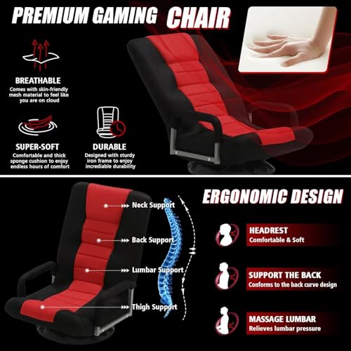 ACIPENSER Swivel Gaming Chair for Video Games, TV, Reading