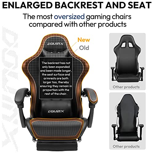 Dowinx Gaming Chair with Massage Lumbar Support