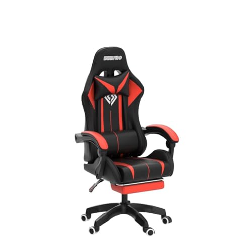 Red and Black RGB Gaming Chair with Bluetooth Speakers