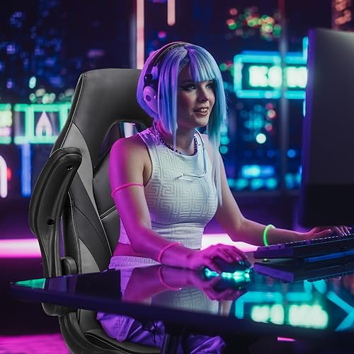 Ergonomic Swivel Gaming Chair for Adults and Kids