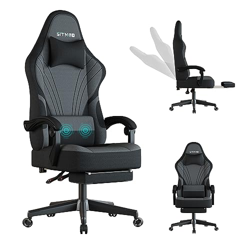 Ulody Big and Tall Gaming Chair with Footrest