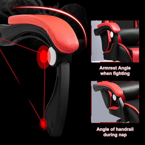 2024 Ergonomic Gaming Chair with Bluetooth Speakers & LED Lights