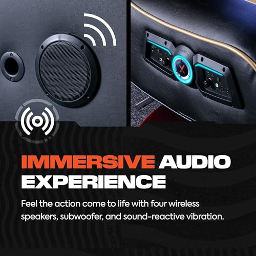 X Rocker Trident 2.1 Bluetooth Pedestal Gaming Chair