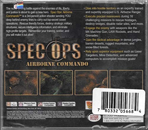 Spec Ops: Airborne Commando for PS1