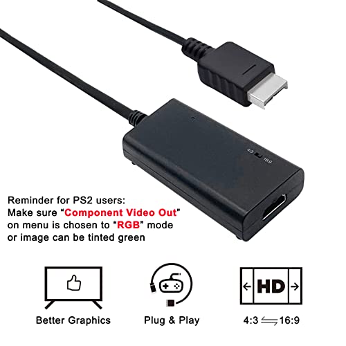 PS2 & PS1 HDMI Adapter for Enhanced Video Quality