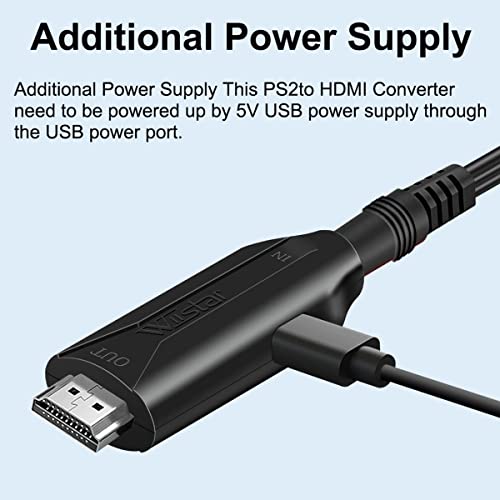 PS1/PS2 HDMI Adapter with True RGB Signal Output