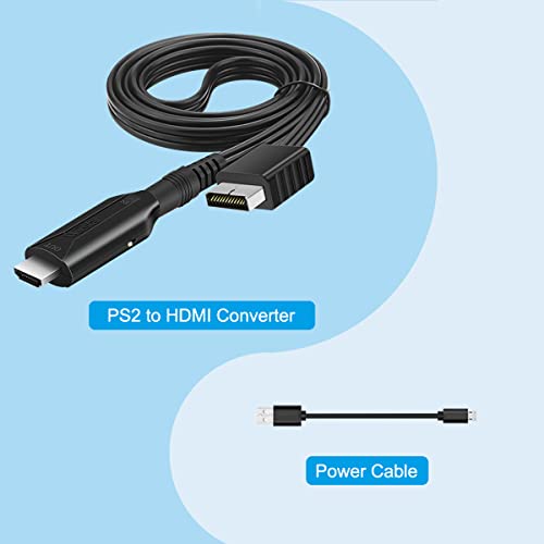 PS1/PS2 HDMI Adapter with True RGB Signal Output
