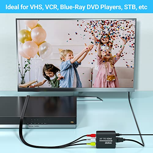 AV to HDMI Converter Adapter for Multiple Game Consoles