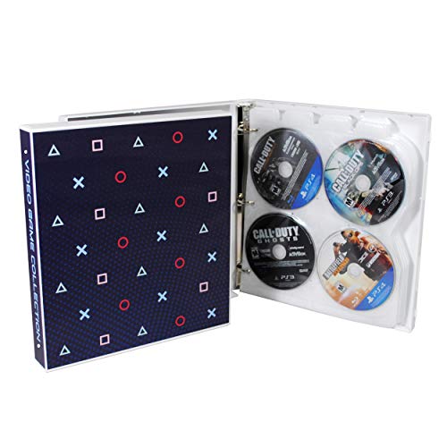 PlayStation Themed Disc Storage Case - Holds 80 Discs