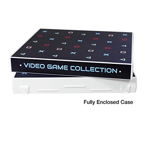 PlayStation Themed Disc Storage Case - Holds 80 Discs