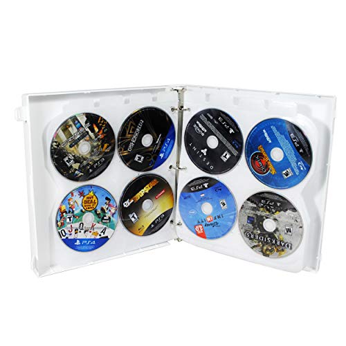 PlayStation Themed Disc Storage Case - Holds 80 Discs