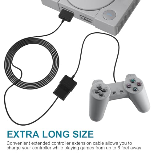 6ft Extension Cable for Sony PS1/PS2 Game Console