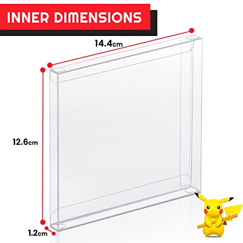 PS1 Game Box Protectors - Clear Cases (Pack of 25)