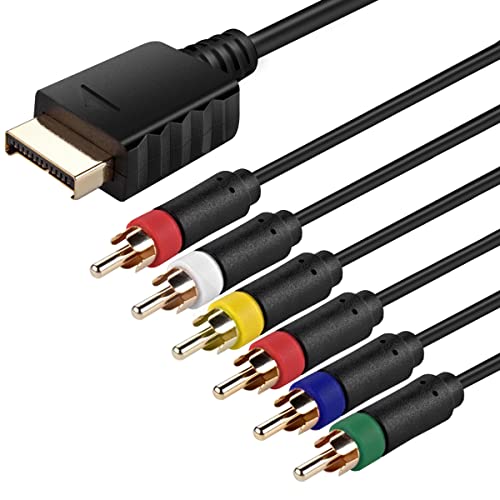 Y.D.F Playstation Video Cable - Ypbpr Component + RCA Compsite (6 Feet)