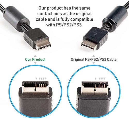 6FT AV to RCA Cord for PS2/PS3 Slim