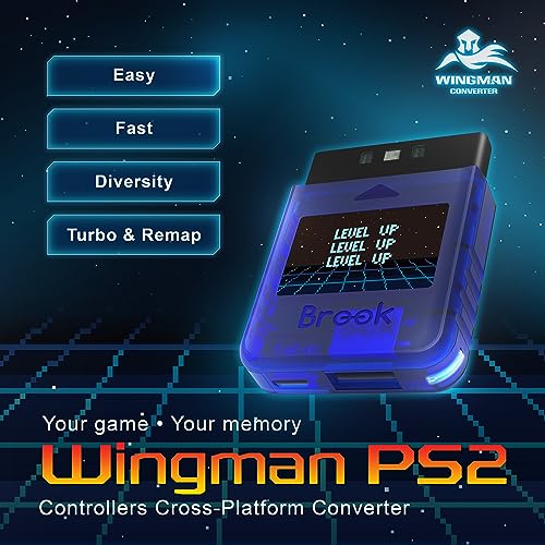 Brook Wingman PS2 Converter - Special Retro Consoles Switch