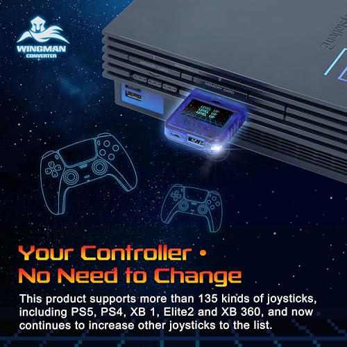 Brook Wingman PS2 Converter - Special Retro Consoles Switch