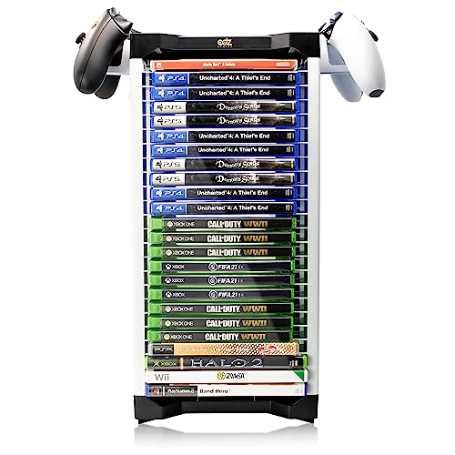 Universal Game Holder with Controller Mounts for 9 Consoles