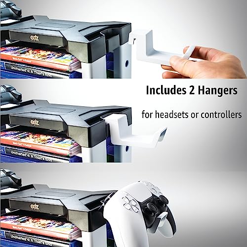 Universal Game Holder with Controller Mounts for 9 Consoles