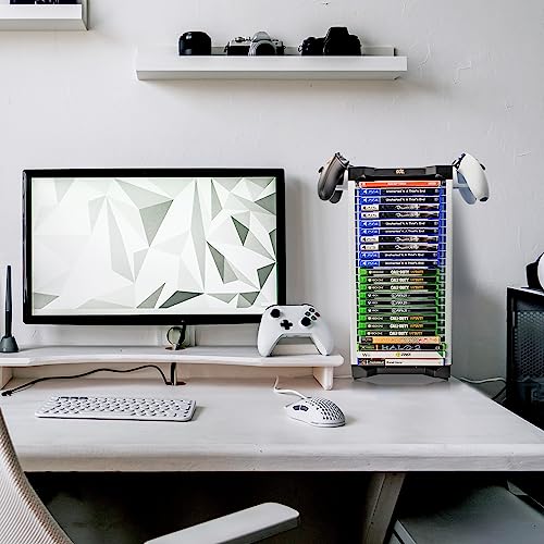 Universal Game Holder with Controller Mounts for 9 Consoles