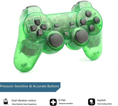 PS2 Wireless Controller 2 Pack Dual Vibration Sony