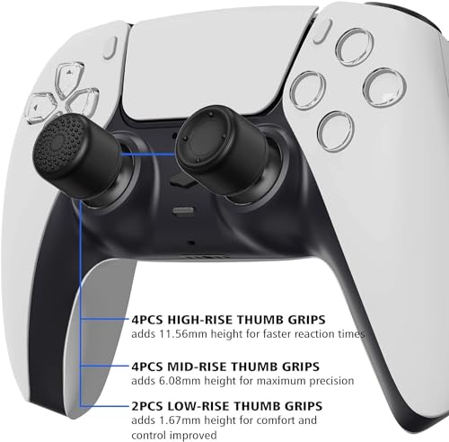PS5 Controller Thumb Grips Compatible with Various Consoles