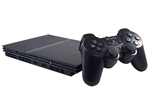 Black Slim PlayStation 2 Console Bundle - Video Games