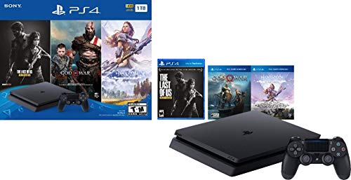 Sony PS4 Slim Bundle: Three Exclusive Games Included