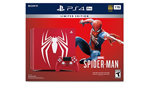 PS4 Pro 1TB Limited Edition - Spider-Man Bundle