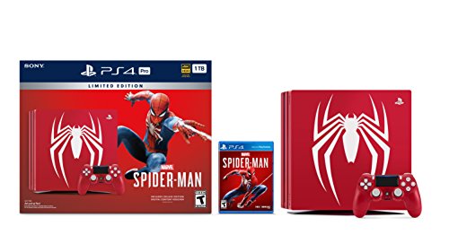 PS4 Pro 1TB Limited Edition - Spider-Man Bundle