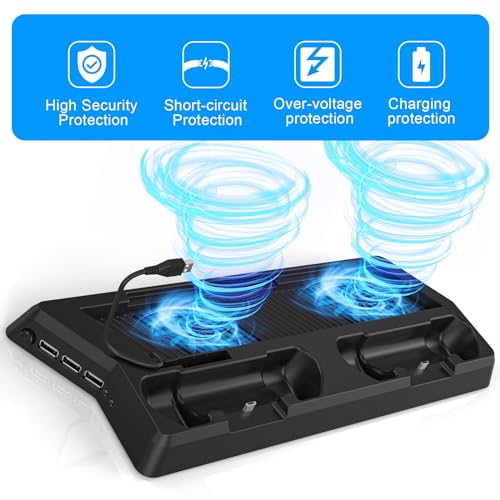 PS4 Vertical Stand with Dual Controller Charger Station