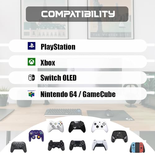 Universal 3 Tier Gaming Controller and Headset Stand