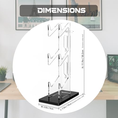 Universal 3 Tier Gaming Controller and Headset Stand