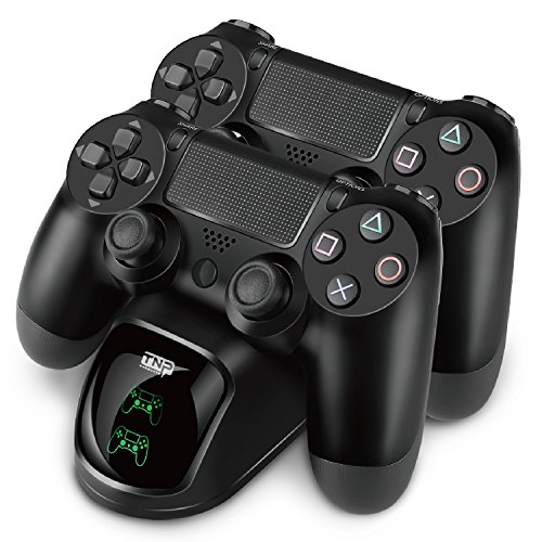 Black PS4 Controller Charging Station with USB Port