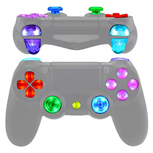 Colorful LED Button Kit for PS4 Controller