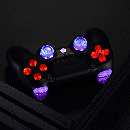 Colorful LED Button Kit for PS4 Controller
