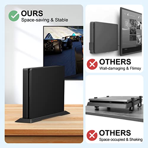 Younik Vertical Stand for PS4 Slim, Cooling Vents