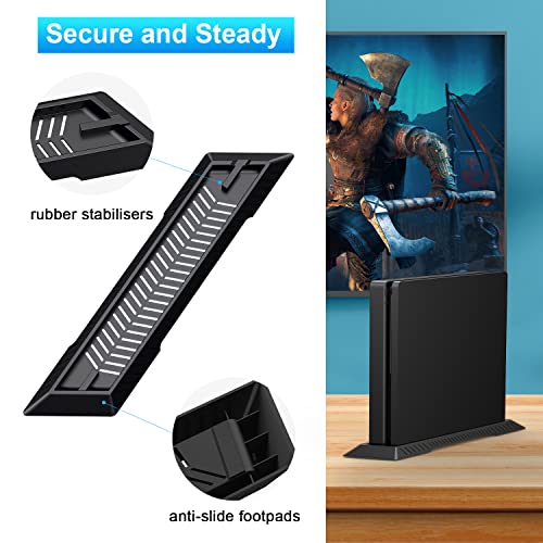 Younik Vertical Stand for PS4 Slim, Cooling Vents