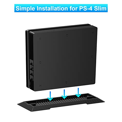 Younik Vertical Stand for PS4 Slim, Cooling Vents