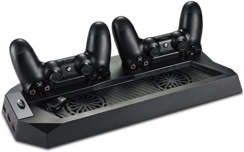 PS4 Cooling Station with Controller Charging Docks & USB Hub