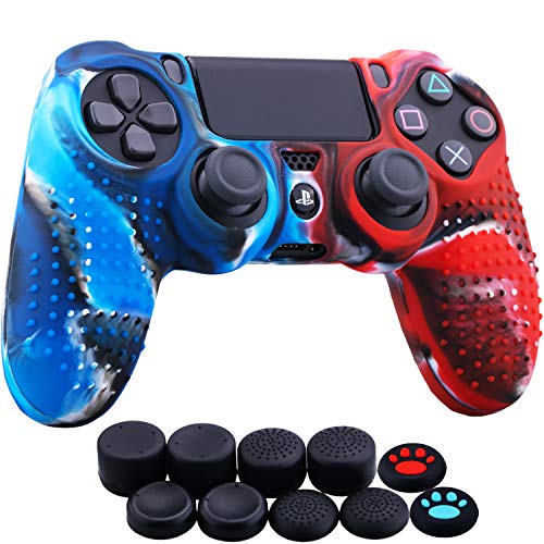 Sony PS4 Controller Cover with Thumb Grips Set