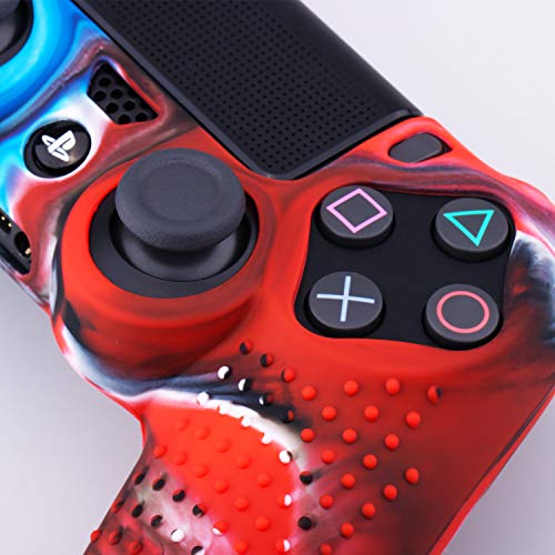Sony PS4 Controller Cover with Thumb Grips Set